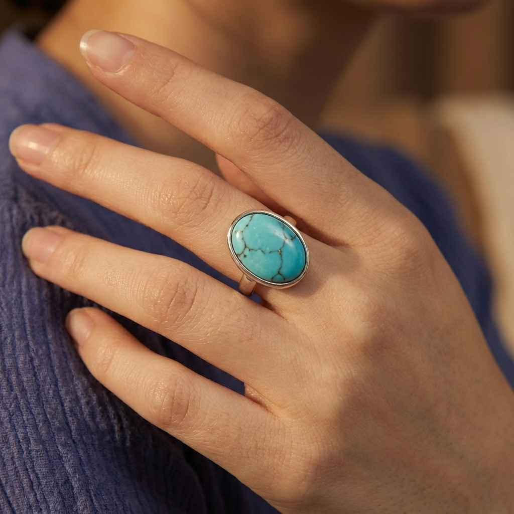 Turquoise Oval Ring