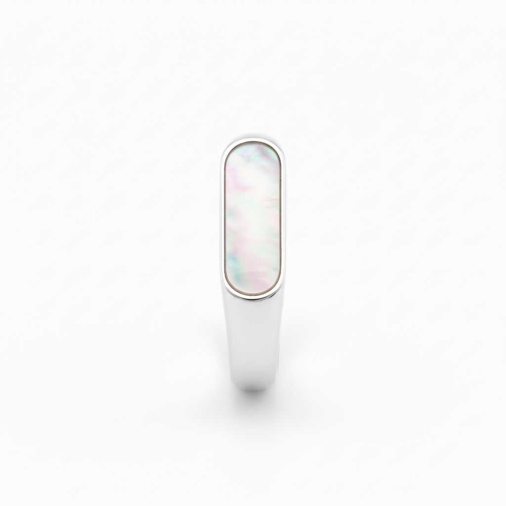 Mother of Pearl Bar Ring