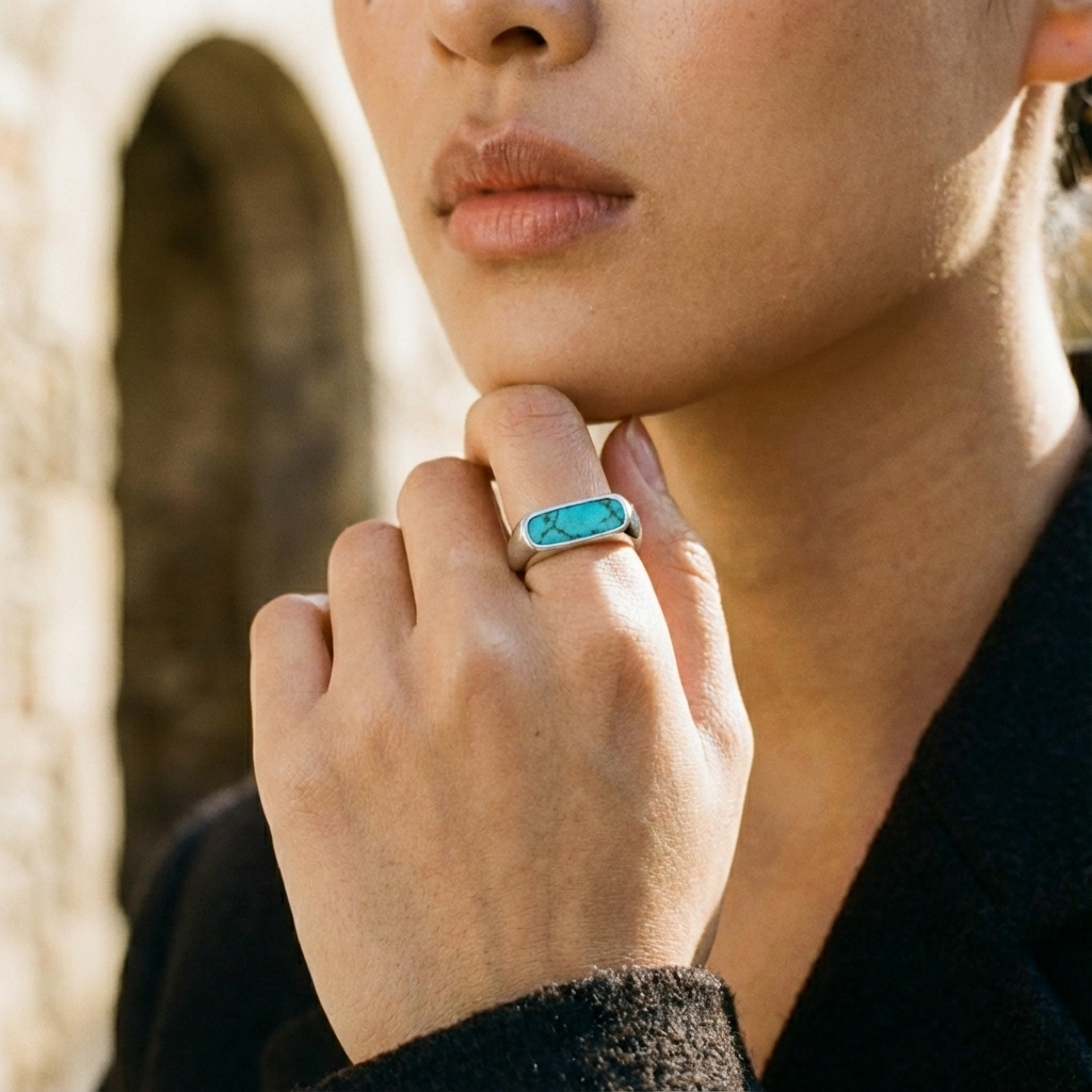 Turquoise Bar Ring