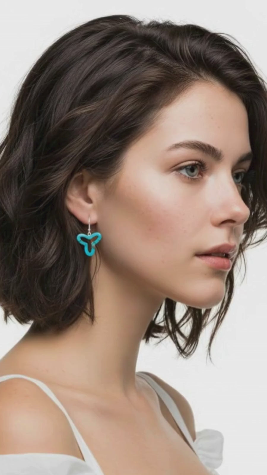 Turquoise Butterfly Wings Earrings