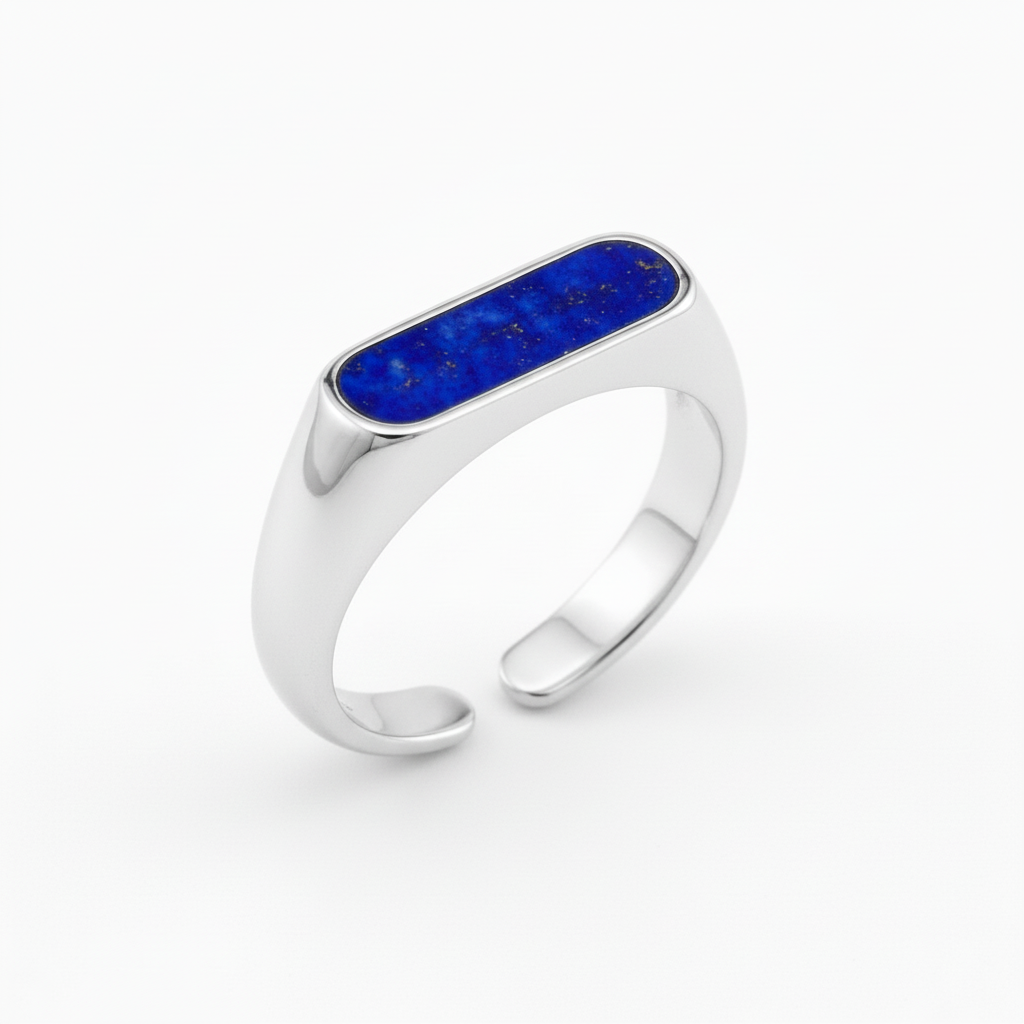 Lapis Bar Ring